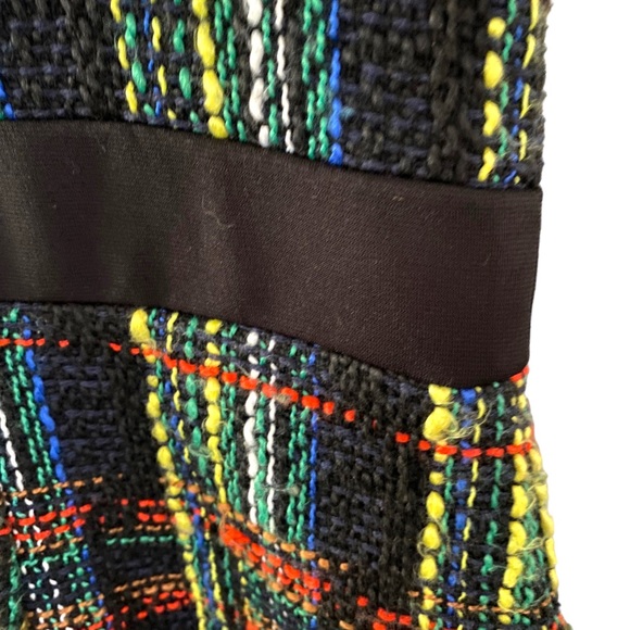 Hutch Bright Time To Start Rainbow Tweed Mini Dress Size Large - Picture 9 of 14